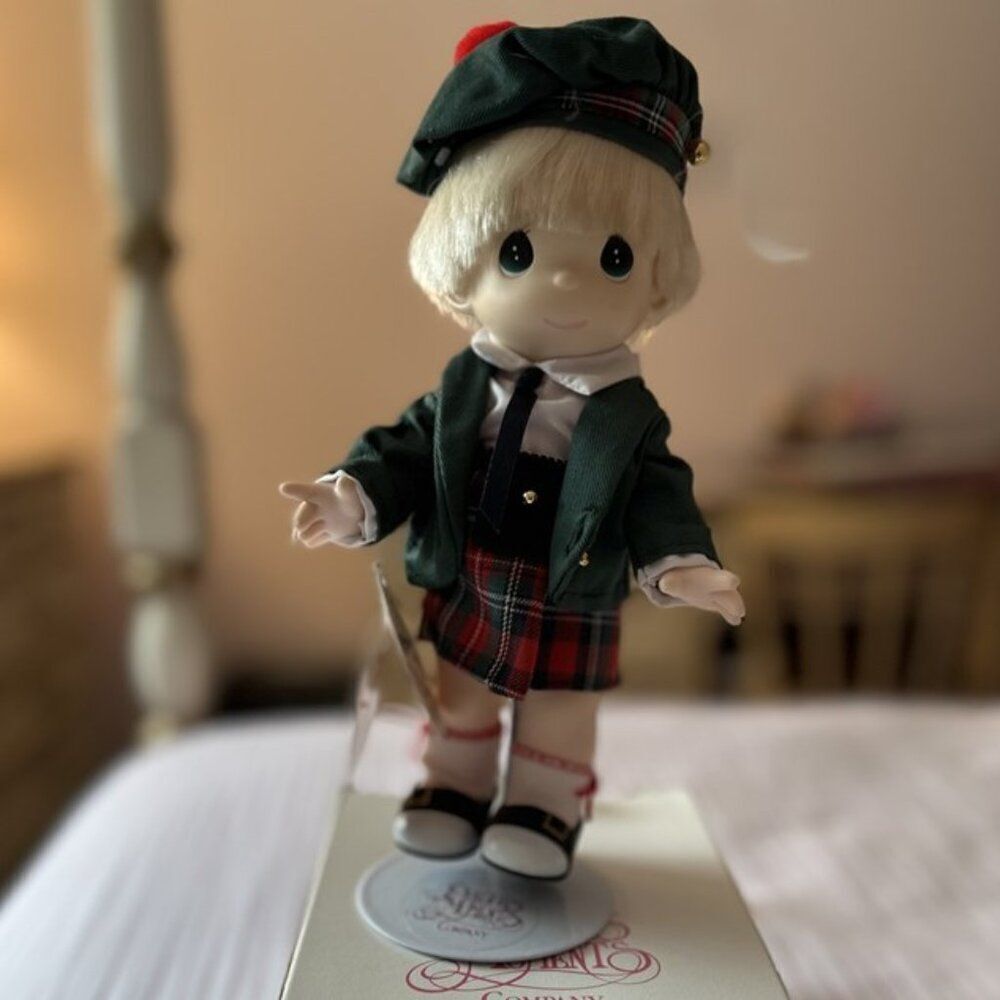 Precious Moments Scottish Little Boy Doll - New